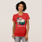 Weihnachtsbeläge verbotene Bücher T-Shirt (Vorne ganz)
