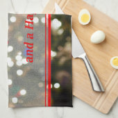 Weihnachtsbeleuchtung Abstrakt Handtuch (Viertel Falte)