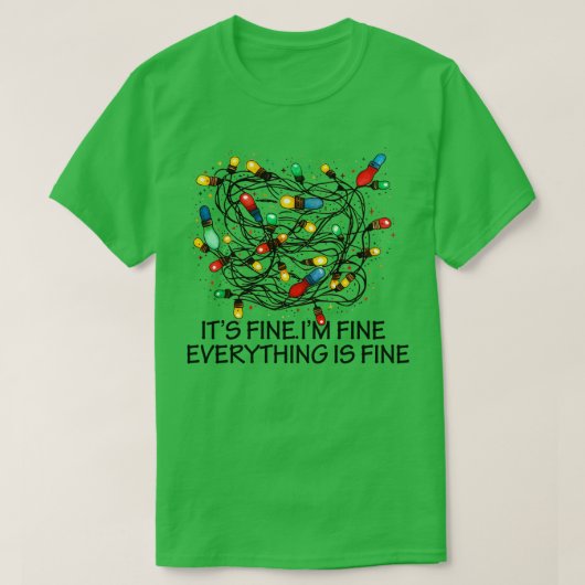 Weihnachtsbeleuchtung - Angebot T-Shirt (Design vorne)