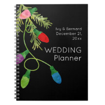 Weihnachtsbeleuchtung auf Black Wedding Planner