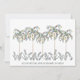 Weihnachtsbeleuchtung auf Palmen Ankündigung