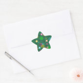 Weihnachtsbeleuchtung Aufkleber Star (Umschlag)