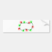 Weihnachtsbeleuchtung Autoaufkleber (Vorne)