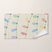 Weihnachtsbeleuchtung Badhandtuch Set (Handtuch)