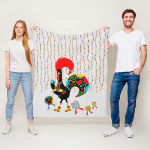 Weihnachtsbeleuchtung, Baubel, Geschenke und Raste Fleecedecke