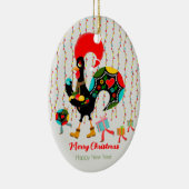 Weihnachtsbeleuchtung, Baubel, Geschenke und Raste Keramik Ornament (Rechts)