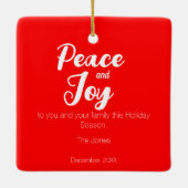 Weihnachtsbeleuchtung, Baubel, Geschenke und Raste Keramikornament (Rückseite)