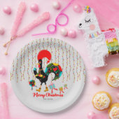 Weihnachtsbeleuchtung, Baubel, Geschenke und Raste Pappteller (Party)