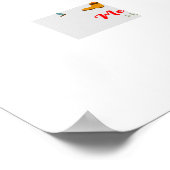 Weihnachtsbeleuchtung, Baubel, Geschenke und Raste Poster (Ecke)