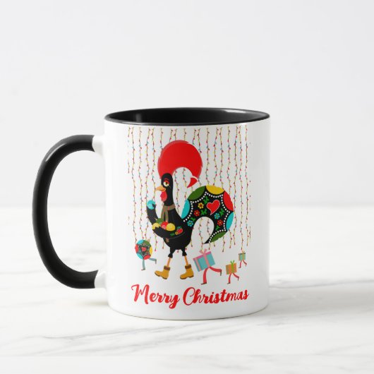 Weihnachtsbeleuchtung, Baubel, Geschenke und Raste Tasse (Links)