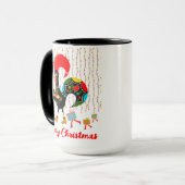 Weihnachtsbeleuchtung, Baubel, Geschenke und Raste Tasse (Vorderseite Links)