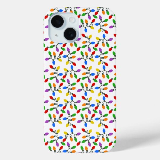 Weihnachtsbeleuchtung Case-Mate iPhone Hülle (Rückseite)