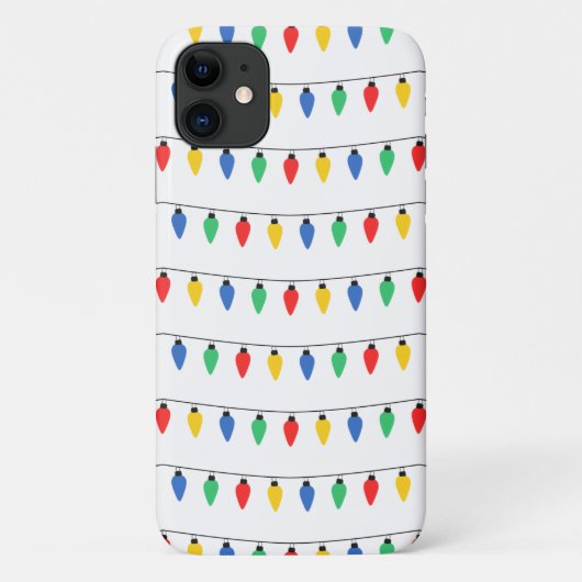Weihnachtsbeleuchtung Case-Mate iPhone Hülle (Rückseite)