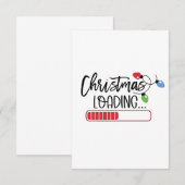 Weihnachtsbeleuchtung Dankeskarte (Vorne/Hinten)