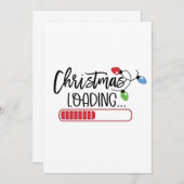 Weihnachtsbeleuchtung Einladung (Vorne/Hinten)