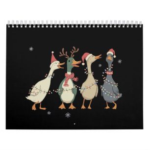 Weihnachtsbeleuchtung Enten Lustige Tiere Bauernho Kalender