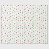 Weihnachtsbeleuchtung farbenfrohe Urlaubspapiere Geschenkpapier (Flach)