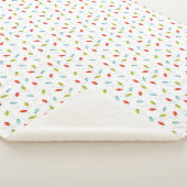 Weihnachtsbeleuchtung farbenfrohe Weihnachtsdecke Sherpadecke (3/4)