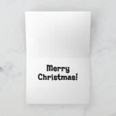 Weihnachtsbeleuchtung Feiertagskarte (Innenseite)