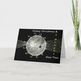 Weihnachtsbeleuchtung Feiertagskarte