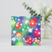 Weihnachtsbeleuchtung Feiertagskarte (Stehend Vorderseite)