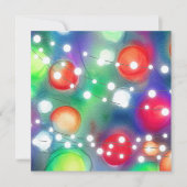 Weihnachtsbeleuchtung Feiertagskarte (Vorderseite)