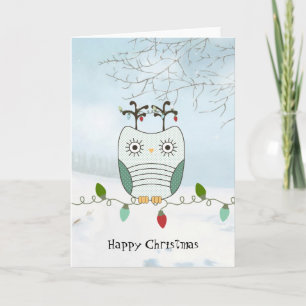 Weihnachtsbeleuchtung Feiertagskarte