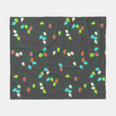 Weihnachtsbeleuchtung Fleecedecke (Vorderseite (Horizontal))