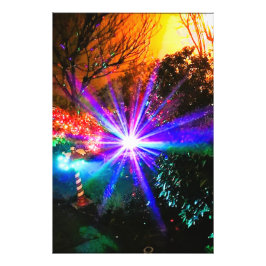 Weihnachtsbeleuchtung Fotodruck