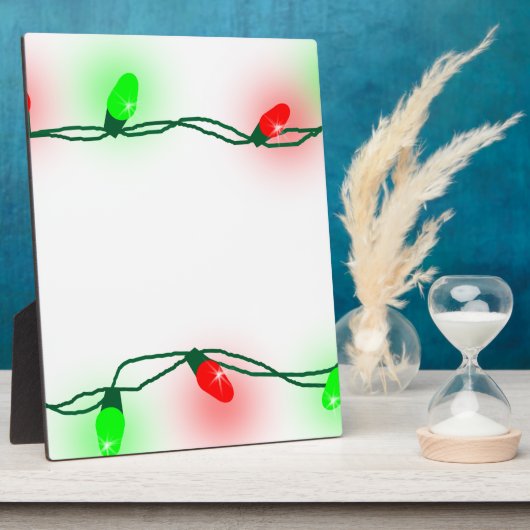 Weihnachtsbeleuchtung Fotoplatte (Seite)