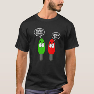 Weihnachtsbeleuchtung funktioniert während der Fer T-Shirt