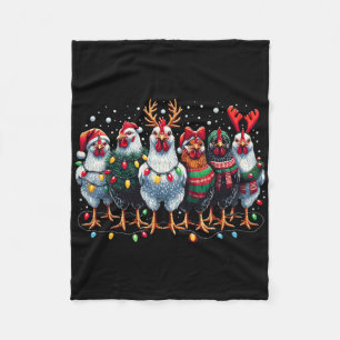 Weihnachtsbeleuchtung für Hühner Weihnachten Weihn Fleecedecke