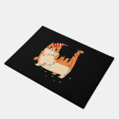 Weihnachtsbeleuchtung Fußmatte (Schrägansicht)