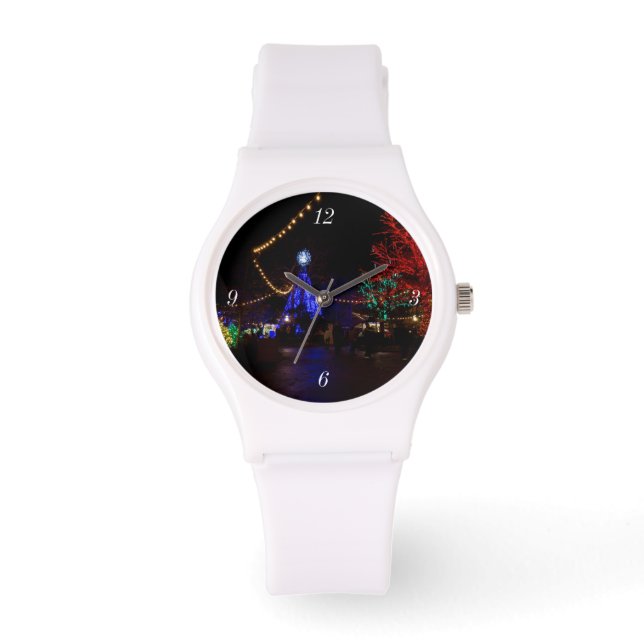 Weihnachtsbeleuchtung Galore Armbanduhr (Vorderseite)