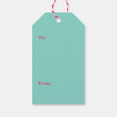 Weihnachtsbeleuchtung Geschenkanhänger (Rückseite)