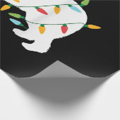 Weihnachtsbeleuchtung - Geschenke für Neufundland Geschenkpapier (Ecke)