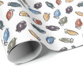 Weihnachtsbeleuchtung Geschenkpapier (Rolleneckpunkt)