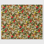 Weihnachtsbeleuchtung Geschenkpapier (Flach)