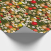 Weihnachtsbeleuchtung Geschenkpapier (Ecke)