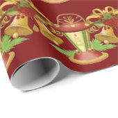 Weihnachtsbeleuchtung Geschenkpapier (Rolleneckpunkt)