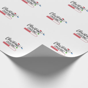 Weihnachtsbeleuchtung Geschenkpapier