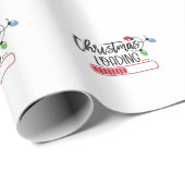 Weihnachtsbeleuchtung Geschenkpapier (Rolleneckpunkt)