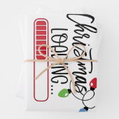Weihnachtsbeleuchtung Geschenkpapier Set (Beispiel)