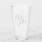 Weihnachtsbeleuchtung Glas (Rückseite)