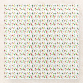 Weihnachtsbeleuchtung Glasuntersetzer (Vorderseite)