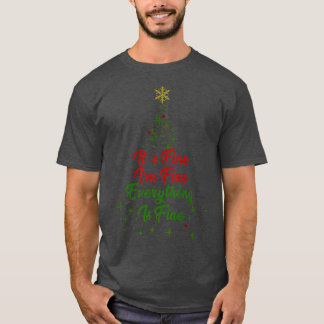 Weihnachtsbeleuchtung ich bin gut alles ist schön  T-Shirt