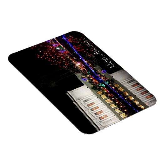 Weihnachtsbeleuchtung im Tempel Magnet (Rechte Seite)