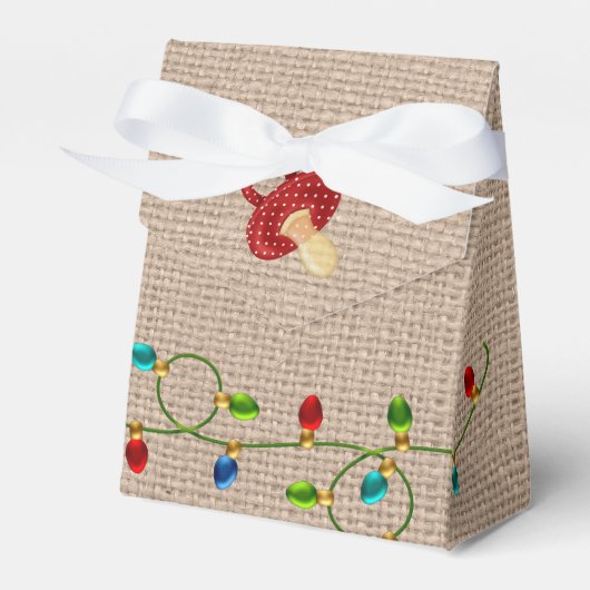 Weihnachtsbeleuchtung Imitate Burlap Zent Gevor Bo Geschenkschachtel (Vorderseite)