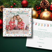 Weihnachtsbeleuchtung in Aquarellen Niedliches Fot