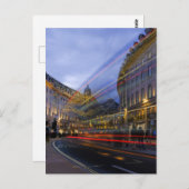 Weihnachtsbeleuchtung in der Regent Street, London Postkarte (Vorne/Hinten)